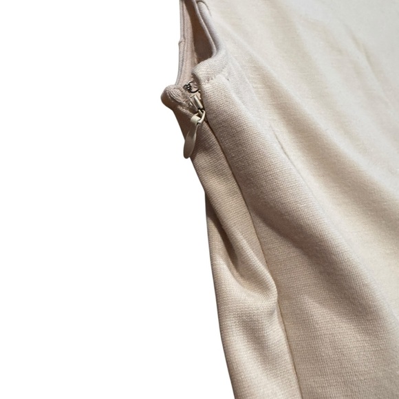 Boston Proper Embellished Beaded Chic Sheath Dress Size 2 Sleeveless Beige - Picture 9 of 12